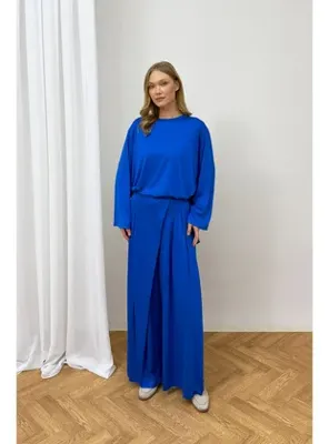 Melike Tatar Basic Modal Takım 3-4552 MAVİ