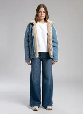 Lee Cooper Açık Mavi Kadın Ceket 261 LCF 131005 NEW BRENDA DENIM