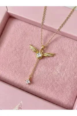 Heda Jewelry Harry Potter Golden Snitch Figürlü Çelik Kolye