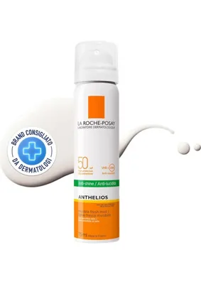 La Roche Posay La Roche-Posay Anthelıos Anti-Shine Spf 50 Görünmez Dokuda Güneş Koruyucu Yüz Misti 75 ml