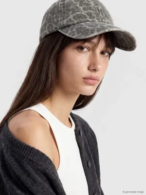 LCW ACCESSORIES Leopar Desenli Kadın Kep Şapka