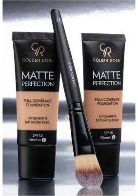 Matte Perfection Foundation - Cool 02 - Yoğun Kapatıcı Mat Fondöten