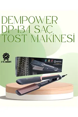 Eco Lounge DP-134 Saç Tost Makinesi 220°C Isı Ayarlı, 360° Dönebilen Kablo