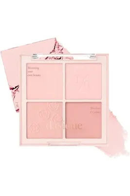 Ronanna Karıştırılabilir Renk Tonlarına Sahip 4lü Allık Blending Mood Cheek (#15 Rose Milk Tea)