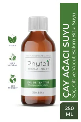phytoil Çay Ağacı Suyu – Saç, Cilt ve Vücut Bakım Bitki Suyu – Eau de Tea Tree 250 ml