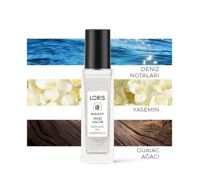 Loris Iron Valor 8 Ml Erkek Parfüm Yağı Natural Oil Odunsu