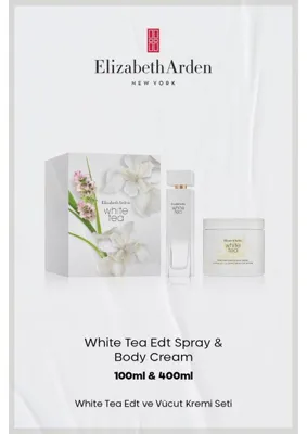 Elizabeth Arden White Tea EDT 100 ml Parfüm + Vücut Kremi 400 ml Vücut Bakım Seti