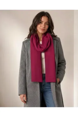 Sebir Moda Tek Renk Klasik Atkı