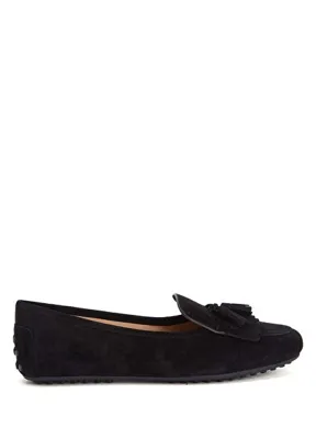 Lauren Ralph Lauren Tayte Siyah Kadın Süet Loafer