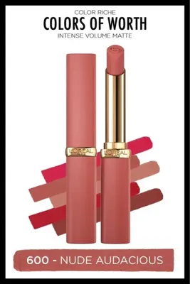 L'Oréal Paris Color Riche Colors Of Worth Intense Volume Matte Ruj - 600 Nude Audacious