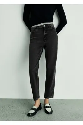 MANGO Woman Mom2000 yüksek belli mom jean pantolon