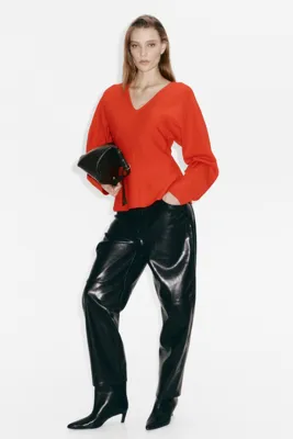 H&M V Yakalı Triko Üst