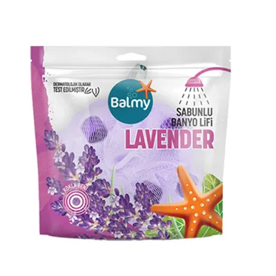 BALMY Lavanta Sabunlu Banyo Lifi, 1 Adet