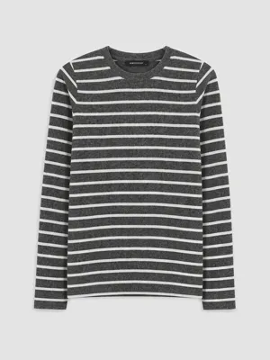 LCW EVERYDAY Bisiklet Yaka Çizgili Kadın Body