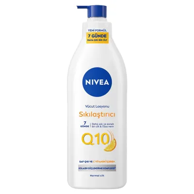 NIVEA Nivea Q10 Sıkılaştırıcı ve Nemlendirici Vücut Sütü Kuru Cilt 400ml