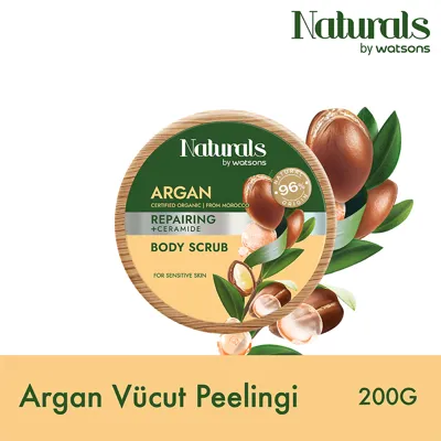 NATURALS BY WATSONS Argan Vücut Scrub 200G