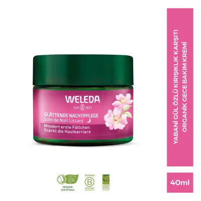 Weleda Gül Özlü Nemlendirici ve Kırışıklık Karşıtı Gece Bakım Kremi 40ml
