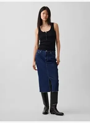 GAP Denim Midi Kalem Etek