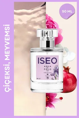 aqua di polo 1987 Iseo EDP Kadın Parfüm 50 ml | Meyveli, Çiçeksi | Nar, Lotus, Manolya, Şakayık, Amber, Misk