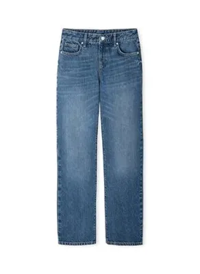 İpekyol Koyu İndigo Kadın Pamuklu Denim Pantolon IS1260018023AC7