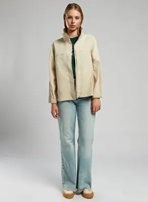 Lee Cooper Ekru Kadın Regular Fit Mont 252 LCF 232001 LINETTE EKRU