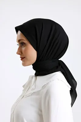 VEGA MODA Düz Renk Dikişli Tülbent, Oyalık Yazma, Düz İndia, tülben