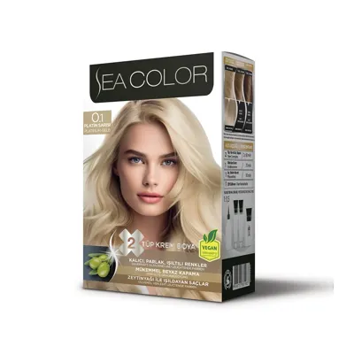SEA COLOR Home Colorist Set Saç Boyası 0.1 İnci Tozu