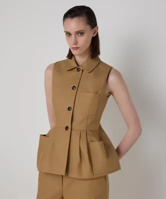 Machka PİLELİ PEPLUM YELEK