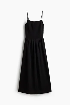 H&M Büzgülü ve Askılı Elbise