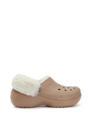 Crocs Classic Platform Açık Kahverengi Kadın Terlik