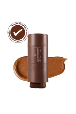 De Tulum Bronzaura Glow | Güneş Altında Kullanılan Gold Işıltılı Bronzlaştırıcı Fırçalı Vücut Stick