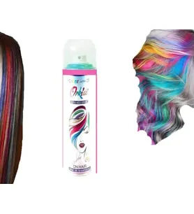 Orkide Renkli Saç Sprey Boya 150 ml Pembe