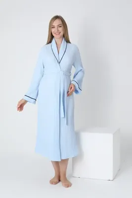 Miss Dünya Lissa Örgü Kumaş Gömlek Yaka Bel Kuşaklı Saabhlık