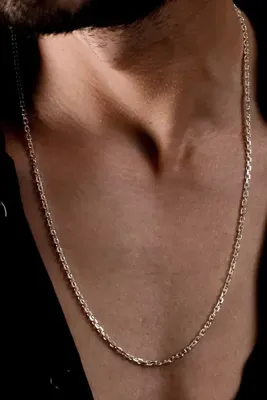 Ricco Jewellery 925 Ayar Gümüş Old Money Forse Zincir