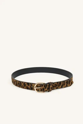 Defacto Leopar Desenli Suni Deri Kemer