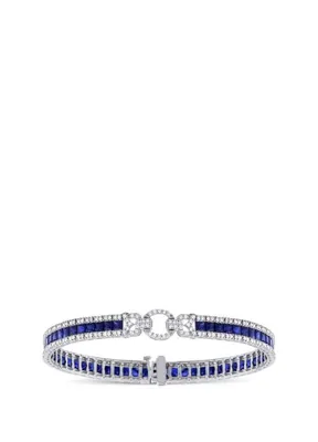 Mov Diamond Kurenai Yakut ve Pırlanta Taşlı 14 Ayar Altın Kadın Bileklik