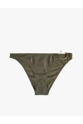 Koton Metal Aksesuarlı Yüksek Bel Bikini Altı