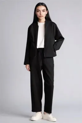 Defacto Baggy Fit Basic Düz Skuba Dalgıç Kumaş Pantolon G8157AX26SP