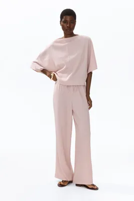 H&M Geniş Pull-on Pantolon