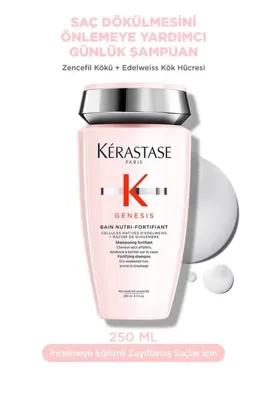 Kerastase Genesis Bain Rich Kırılmaya bağlı saç dökülmelerini Önleyici Şampuan 250ml/HairBoss