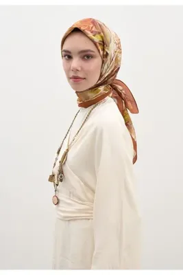 Fresh Scarfs Nerissa Desen Pamuklu Viskon Eşarp Kiremit