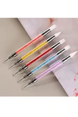 ELLEA NAIL Hamur Jel Fırça ve Dotts (Dotting) Kalem Takım Seti