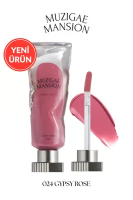 Muzigae Mansion Gül Özlü, Kadife Bitiş Sunan, Nemlendirici ve Kalıcı Tint MUZIGAE MANSION Objet Liquid 026 Oddy