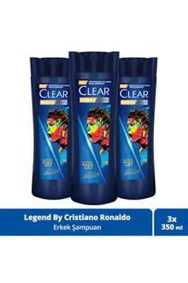 Clear Kepeğe Karşı Şampuan Saç Dökülmesine Karşı 350 ml x3
