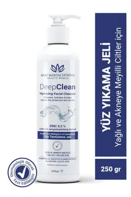 Arap Makyaj Dünyası DeepClean Yüz Temizleme Jeli 250gr