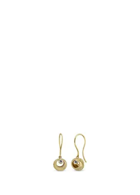 Orena Jewelry Zirkon Sallantılı 14 Ayar Kadın Altın Küpe