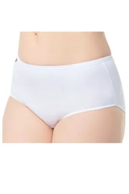 Tutku Kadın Beyaz 6lı Elastan Bato Külot