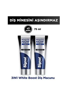 SIGNAL White Now Diş Macunu Extra Fresh Yoğun Ferahlık 75 ml X2