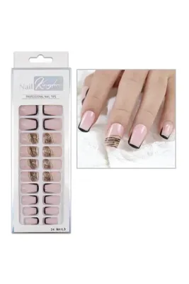 Nail Master 24'lü Desenli Takma Tırnak Seti Zararsız Yapıştırıcı