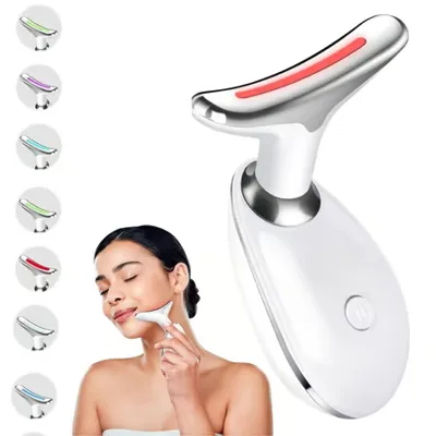 Buffer ® 7 Farklı Işık Modlu Titreşimli Boyun Ve Yüz Ems Güzellik Cihazı